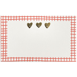 Cards with envelopes 5-pack Hearts in the group Hobby & Creativity / Holidays and seasons / Cards and envelopes at Pen Store (134631)