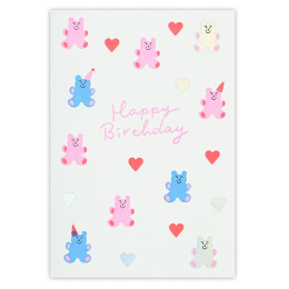 Greeting card Bears in the group Hobby & Creativity / Holidays and seasons / Cards and envelopes at Pen Store (134635)