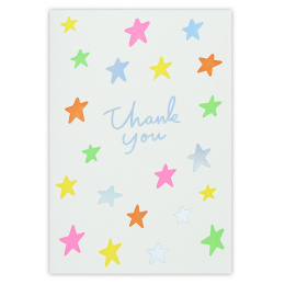 Thank you card Stars in the group Hobby & Creativity / Holidays and seasons / Cards and envelopes at Pen Store (134637)