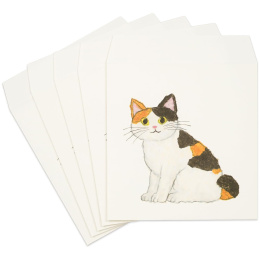 Pochi-Bukuro Gift bags 5 pack Yusuke Yonezu Cat in the group Hobby & Creativity / Holidays and seasons / Cards and envelopes at Pen Store (134659)