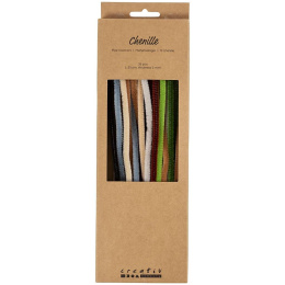 Chenille 30 cm 25-pack Nature colours in the group Hobby & Creativity / Create / Chenille at Pen Store (134699)