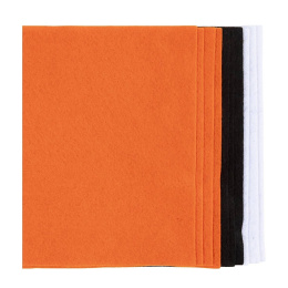 Craft felt A4 10-pack Halloween colours in the group Hobby & Creativity / Create / Craft felt at Pen Store (134716)