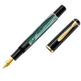 Classic M200 Fountain Pen Green-marbled in the group Pens / Fine Writing / Fountain Pens at Pen Store (134768_r)