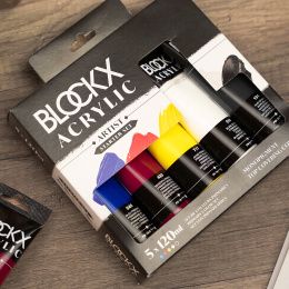 Acrylic Set Primaries 5x120 ml in the group Art Supplies / Artist colours / Acrylic Paint at Pen Store (134965)