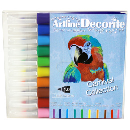 Decorite Marker Pack of 10 Carnival in the group Pens / Artist Pens / Acrylic Markers at Pen Store (134998)