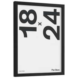 Black Wooden Frame 18x24 cm in the group Hobby & Creativity / Organize / Frames / Black frames at Pen Store (135080)