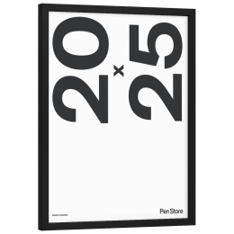 Black Wooden Frame 20x25 cm in the group Hobby & Creativity / Organize / Frames / Black frames at Pen Store (135081)