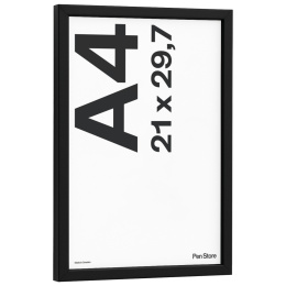 Black Wooden Frame 21x29,7 cm A4 in the group Hobby & Creativity / Organize / Frames / Black frames at Pen Store (135082)