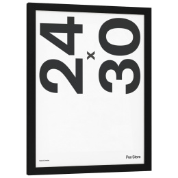 Black Wooden Frame 24x30 cm in the group Hobby & Creativity / Organize / Frames / Black frames at Pen Store (135083)