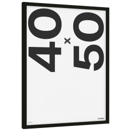 Black Wooden Frame 40x50 cm in the group Hobby & Creativity / Organize / Frames / Black frames at Pen Store (135086)