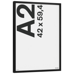Black Wooden Frame 42x59,4 cm A2 in the group Hobby & Creativity / Organize / Frames / Black frames at Pen Store (135087)
