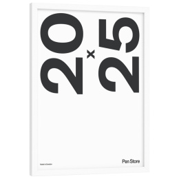 White Wooden Frame 20x25 cm in the group Hobby & Creativity / Organize / Frames / White frames at Pen Store (135093)