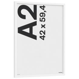 White Wooden Frame 42x59,4 cm A2 in the group Hobby & Creativity / Organize / Frames / White frames at Pen Store (135099)
