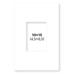 Passepartout White 10x15 cm in the group Hobby & Creativity / Organize / Frames / Matboards at Pen Store (135101)