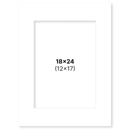 Passepartout White 18x24 cm in the group Hobby & Creativity / Organize / Frames / Matboards at Pen Store (135104)