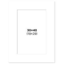 Passepartout White 30x40 cm in the group Hobby & Creativity / Organize / Frames / Matboards at Pen Store (135108)