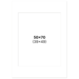 Passepartout White 50x70 cm in the group Hobby & Creativity / Organize / Frames / Matboards at Pen Store (135112)