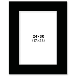 Passepartout Black 24x30 cm in the group Hobby & Creativity / Organize / Frames / Matboards at Pen Store (135119)