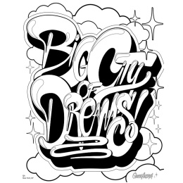 American Graffiti Coloring Book in the group Hobby & Creativity / Books / Adult Colouring Books at Pen Store (135491)