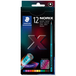 Coloured Pencils Norix Set of 12 in the group Kids / Kids' Pens / Colouring Pencils for Kids at Pen Store (135514)
