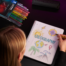 Coloured Pencils Norix Set of 24 in the group Kids / Kids' Pens / Colouring Pencils for Kids at Pen Store (135515)