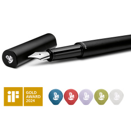INEO Elements Fountain Pen Black Rock in the group Pens / Fine Writing / Fountain Pens at Pen Store (135577)