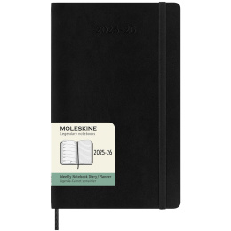 Diary 18M WeekNote Soft Cover Large Black in the group Paper & Pads / Planners / 18-Month Planners at Pen Store (135588)