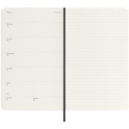 Diary 18M WeekNote Soft Cover Large Black in the group Paper & Pads / Planners / 18-Month Planners at Pen Store (135588)