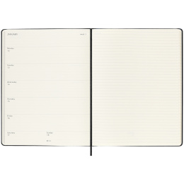 Diary 18M WeekNote Hard Cover XL Black in the group Paper & Pads / Planners / 18-Month Planners at Pen Store (135592)