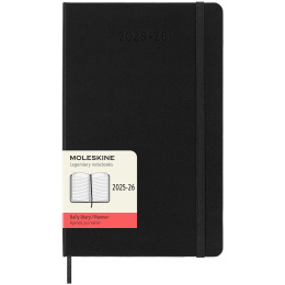 Diary 18M Daily Hard Cover Large Black in the group Paper & Pads / Planners / 18-Month Planners at Pen Store (135596)