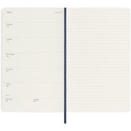 Diary 18M WeekNote Hard Cover Large Sapphire Blue in the group Paper & Pads / Planners / 18-Month Planners at Pen Store (135597)