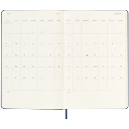 Diary 18M WeekNote Hard Cover Large Sapphire Blue in the group Paper & Pads / Planners / 18-Month Planners at Pen Store (135597)