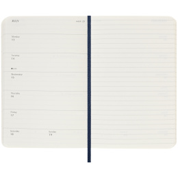 Diary 18M WeekNote Soft Cover Pocket Sapphire Blue in the group Kundsegment / Kundsegment Office & Planning at Pen Store (135598)