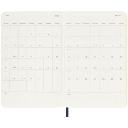 Diary 18M WeekNote Soft Cover Pocket Sapphire Blue in the group Kundsegment / Kundsegment Office & Planning at Pen Store (135598)