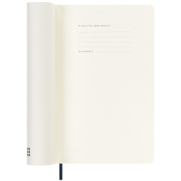 Diary 18M WeekNote Soft Cover Large Sapphire Blue in the group Paper & Pads / Planners / 18-Month Planners at Pen Store (135599)