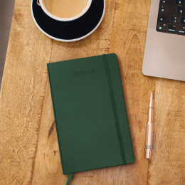 Diary 18M WeekNote Soft Cover Large Myrtle Green in the group Paper & Pads / Planners / 18-Month Planners at Pen Store (135603)