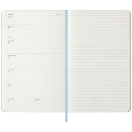 Diary 18M WeekNote Hard Cover Large Aquamarine in the group Paper & Pads / Planners / 18-Month Planners at Pen Store (135604)