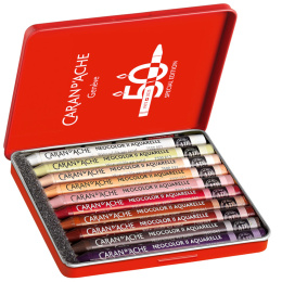 Neocolor II Aquarelle 50 Years Portrait 10-set in the group Art Supplies / Artist colours / Pastels / Wax pastels at Pen Store (135629)