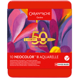 Neocolor II Aquarelle 50 Years Pop 10-set in the group Art Supplies / Artist colours / Pastels / Wax pastels at Pen Store (135630)