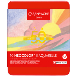 Neocolor II Aquarelle 50 Years Pastel 10-set in the group Art Supplies / Artist colours / Pastels / Wax pastels at Pen Store (135631)