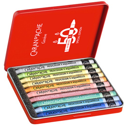 Neocolor II Aquarelle 50 Years Pastel 10-set in the group Art Supplies / Artist colours / Pastels / Wax pastels at Pen Store (135631)