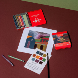 Neocolor II Aquarelle 50 Years Dark 10-set in the group Art Supplies / Artist colours / Pastels / Wax pastels at Pen Store (135632)