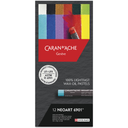 Neoart 6901 wax and oil pastel 12-set in the group Art Supplies / Crayons & Graphite / Pastel Crayons at Pen Store (135634)