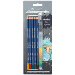 Marino Watercolour Drawing set 6 pieces in the group Pens / Artist Pens / Watercolour Pencils at Pen Store (135645)