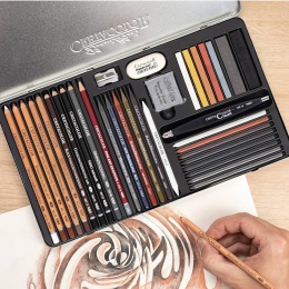 Ultimo Drawing set 35 pieces in the group Art Supplies / Crayons & Graphite / Graphite & Pencils at Pen Store (135653)