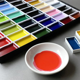 Gansai Tambi Watercolour 18-set in the group Art Supplies / Artist colours / Watercolour Paint / Watercolour pans at Pen Store (135660)