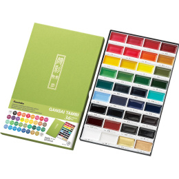 Gansai Tambi Watercolour 36-set in the group Art Supplies / Artist colours / Watercolour Paint / Watercolour pans at Pen Store (135661)