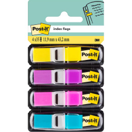 Post-it Index Tabs 11.9 x 43.1 mm 4 colours Set 2 in the group Paper & Pads / Note & Memo / Post-it and notepads at Pen Store (135698)
