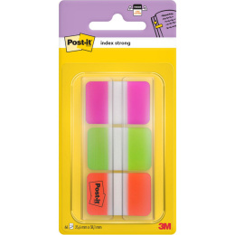 Post-it Index Tabs 25.4 x 38.1 mm Strong, 3 Colours in the group Paper & Pads / Note & Memo / Post-it and notepads at Pen Store (135700)