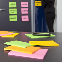 Post‑it Super Sticky 203x152 Meeting colour mix Neon 4‑pack in the group Paper & Pads / Note & Memo / Post-it and notepads at Pen Store (135728)